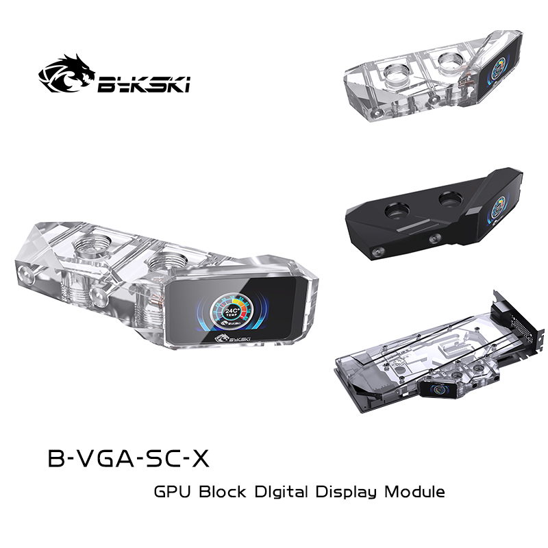 Oled Display Module - Цифровой OLED-термометр Bykski B-VGA-SC-X с ЖК-экраном