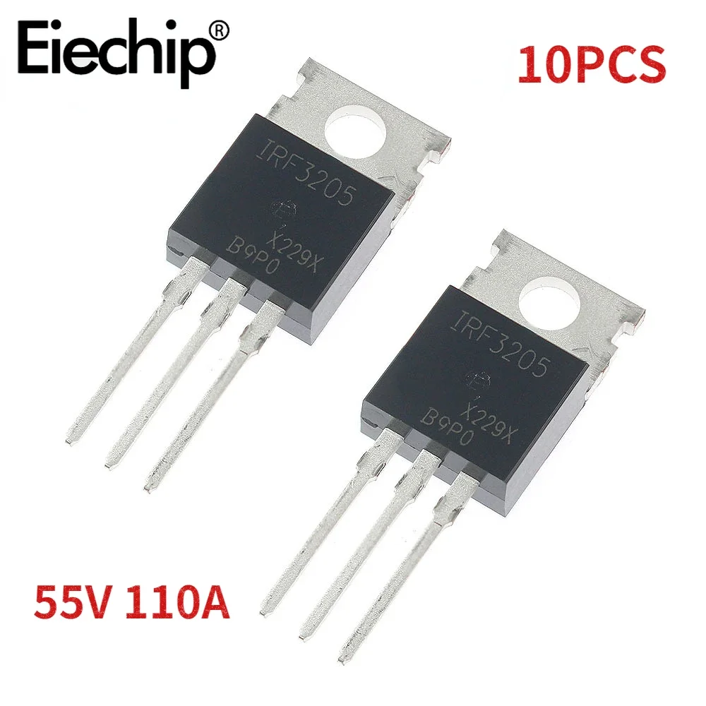 Mosfet Transistor Set - 10 шт. IRF3205 транзистор IRF3205PBF 3205