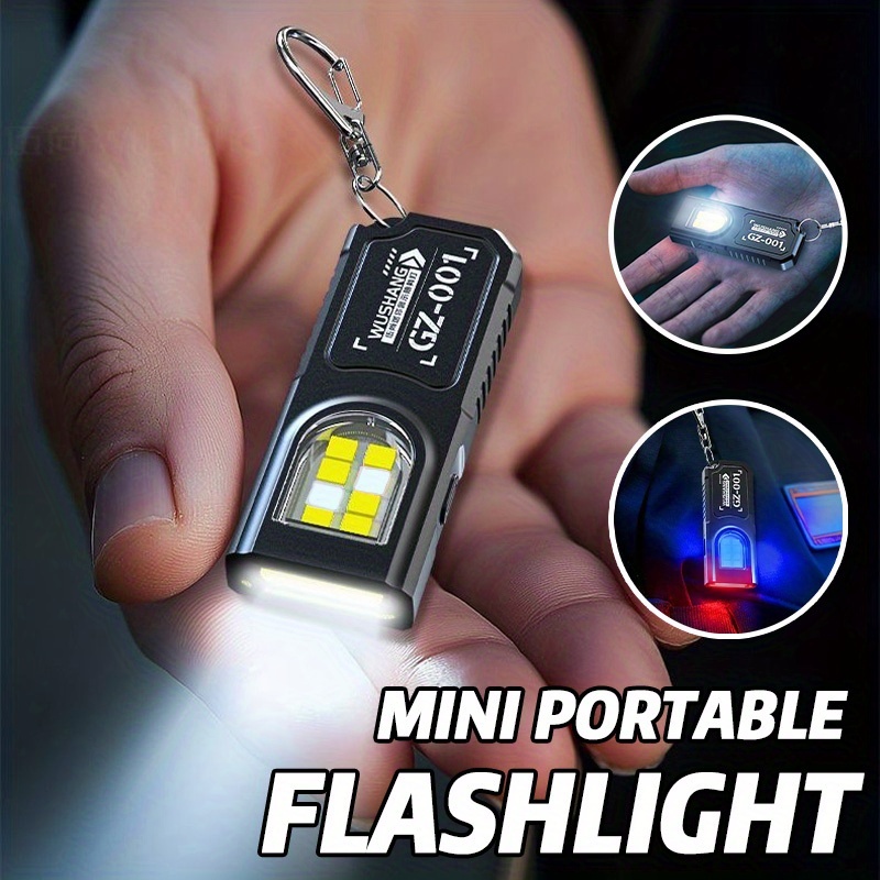 Diy Lamp Electronics - Мощный мини-фонарик COB LED на брелоке,