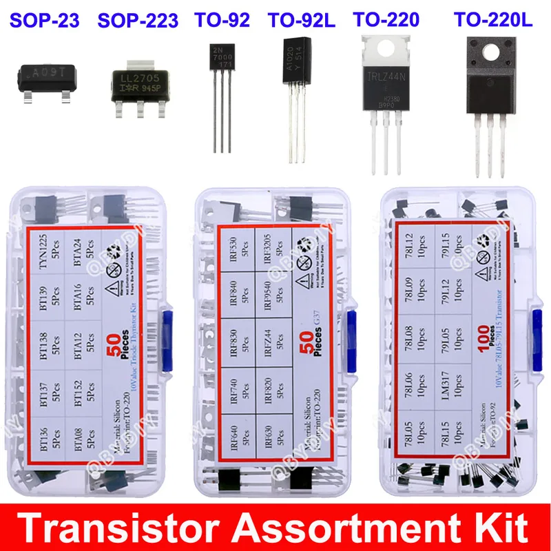 Mosfet Transistor Set - DIP SMD Mosfet Триод Тиристор PNP