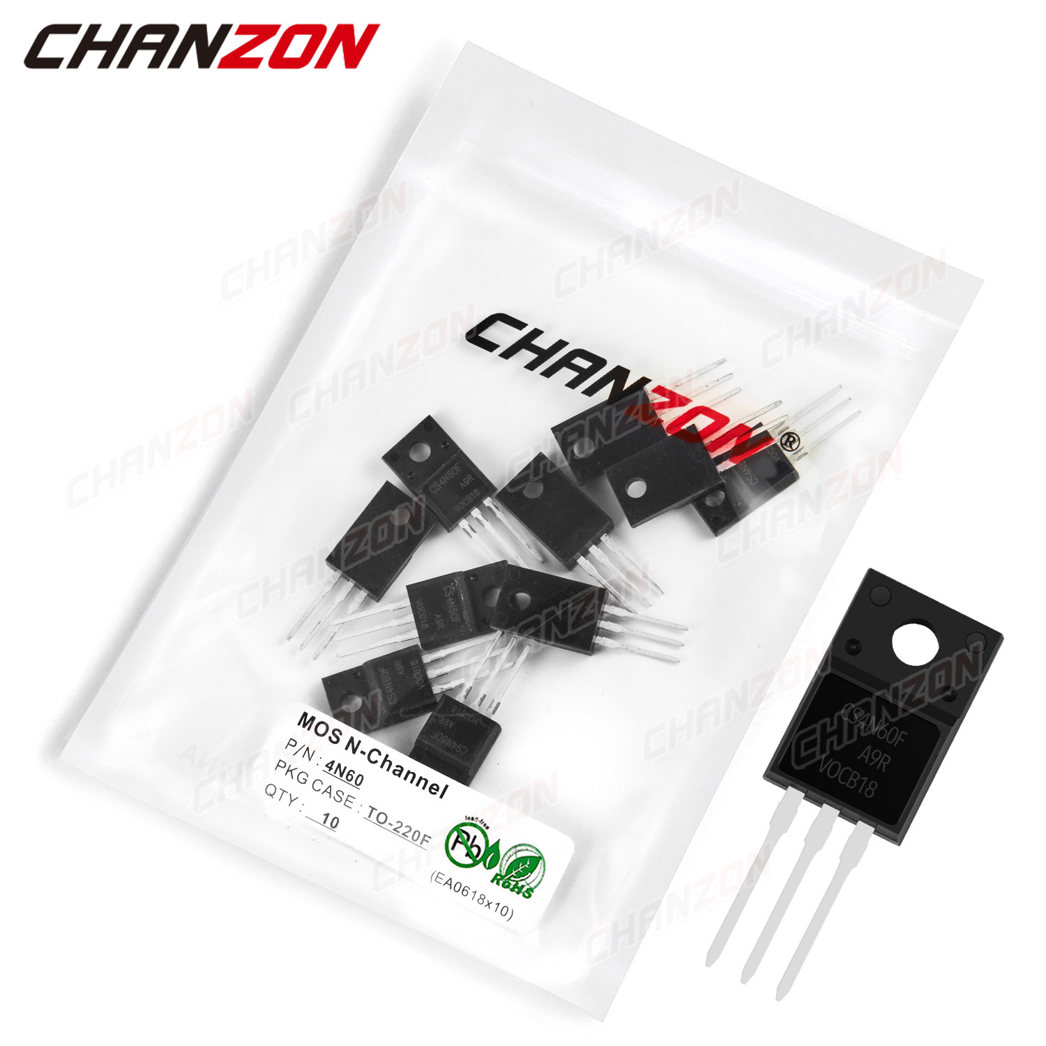 Diy Electronics Youtube Channel - 10 шт., 4N60 TO-220F N-Channel Mosfet
