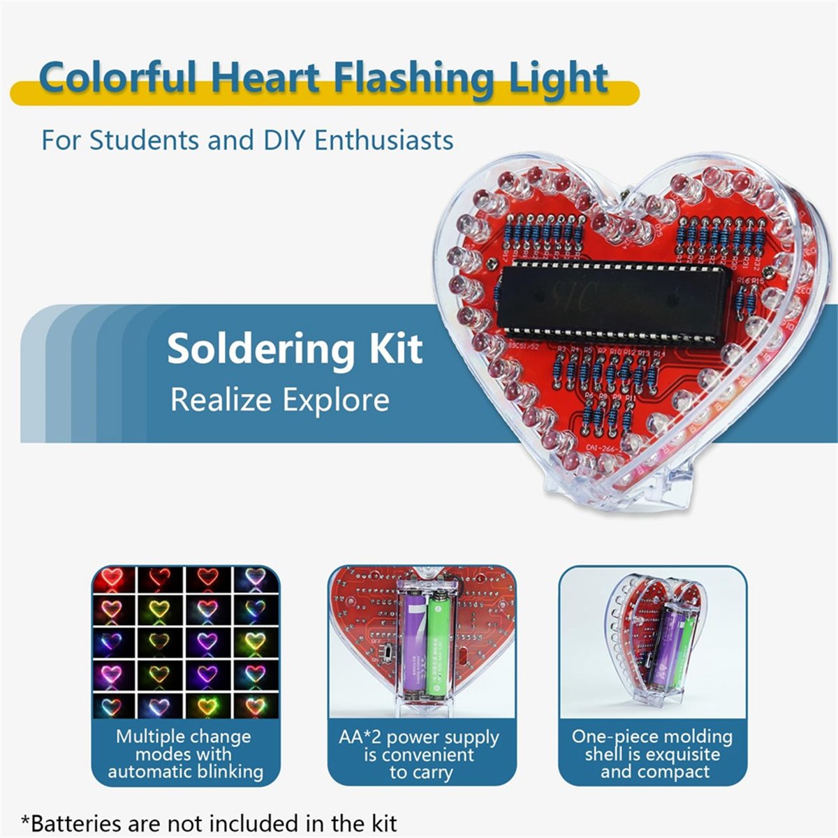 Diy Electronics Projects For Beginners - Набор для пайки DT262, проект по