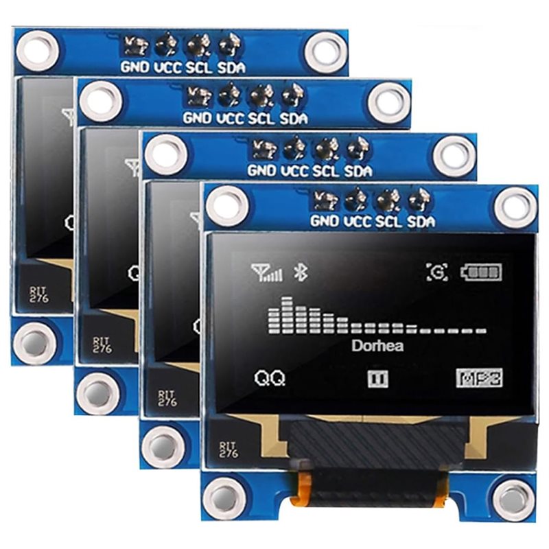 Oled Display Module - A37T-4Pcs 0,96-дюймовый OLED-дисплейный модуль SSD1306 128X64