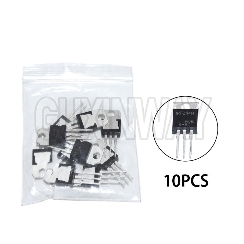 10/25 шт. TO-220 TO220 IRFZ44N – обзор и цена Mosfet Transistor Set